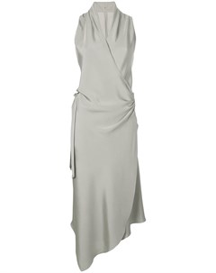 Peter cohen платье асимметричного кроя с драпировкой s серый Peter cohen