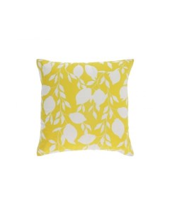 Чехол для подушки Etel 100 желтый с белыми лимонами 45 x 45 cm La forma (ex julia grup)