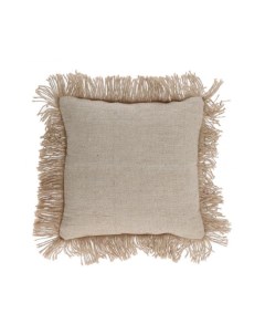 Delcie чехол для подушки бежевый хлопковый 45 x 45 cm с бахромой из джута La forma (ex julia grup)