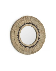 Круглое зеркало Akila из натуральных волокон 60 см La forma (ex julia grup)
