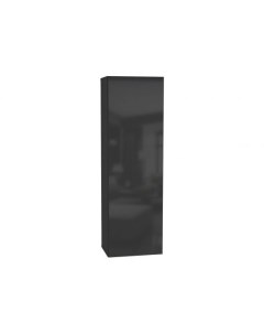 Шкаф навесной Поинт 126 29 Закрытые Черный 40 Нк-мебель