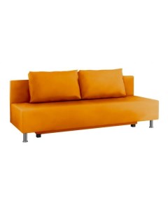 Прямой диван Парма 80 80 см Без пружин Полутороспальные Диван кровать оранжевый 195 Ширина 200 см Первый мебельный