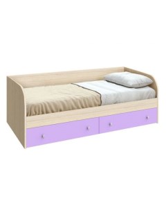 Детская кровать Астра 55 194 2 Без подушек Односпальные Одноярусные Фиолетовый 84 5 Рв-мебель