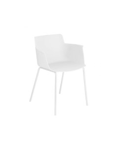 Hannia белый стул с подлокотниками La forma (ex julia grup)