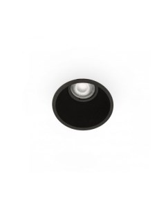 Встраиваемый круглый светильник Fresh черный IP44 Faro