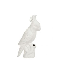 Статуэтка декоративная Говорящий попугайчик 33 Белый 17 Decoroftoday