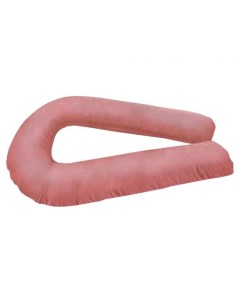 Подушка U образная 23 см 110 Холлофайбер Для беременных Розовый 60 Dreambag