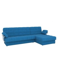 Угловой диван Мальта 109 170 см Без пружин Полутороспальные Диван кровать Синий 320 Большие Первый мебельный