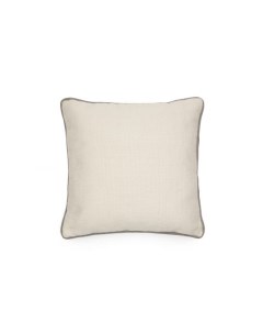 Sagulla Чехол на подушку из 100 ПЭТ белый с серой окантовкой 45 x 45 см La forma (ex julia grup)