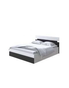 Кровать Milton с подъемным механизмом ЛДСП Дуб Венге Дуб Шамони 80x190 200 Нет 90 Белый Черный Proxson
