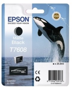 Контейнер с черными чернилами T7608 для SC P600 Epson