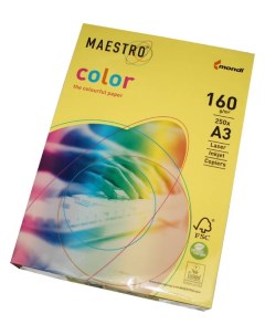Бумага_Maestro Color 160 г м2 А3 297x420 мм пастель 250 листов Mondi