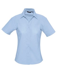 Рубашка женская с коротким рукавом ELITE голубая размер XL No name