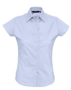 Рубашка женская с коротким рукавом EXCESS голубая размер M No name