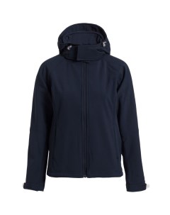 Куртка женская Hooded Softshell темно синяя размер XL No name