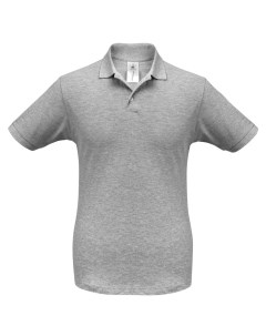 Рубашка поло Safran серый меланж размер XL No name