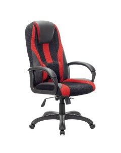 Игровое кресло Rapid GM 102 черное красное Brabix