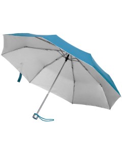 Зонт складной Silverlake голубой с серебристым No name