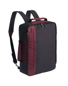 Рюкзак для ноутбука 2 в 1 twoFold серый с бордовым No name