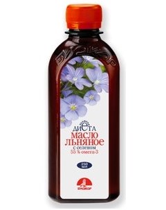 Льняное масло с селеном 250мл Биокор