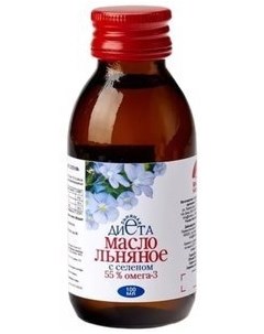 Льняное масло с селеном 100мл Биокор