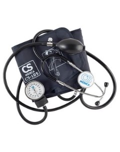 Тонометр механический CS Medica CS-105 с грушей и встроенным фонендоскопом Оmron