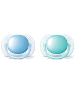 Пустышка силикон Ультрасофт д/мальчиков 6-18мес. (SCF212/22) №2 Avent