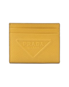 Кожаный футляр для кредитных карт Prada