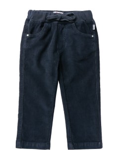 Хлопковые брюки прямого кроя с эластичным поясом Il gufo