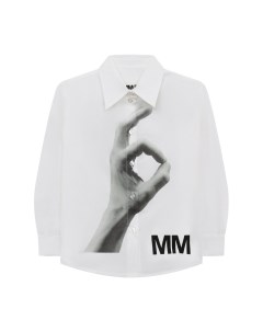 Хлопковая блузка Mm6