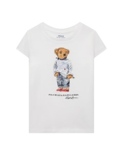 Хлопковая футболка Polo ralph lauren