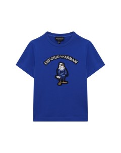 Хлопковая футболка Emporio armani