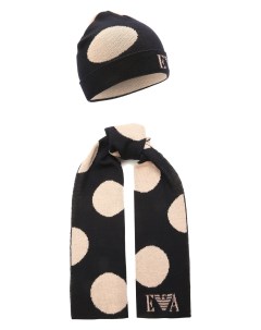 Комплект из шарфа и шапки Emporio armani