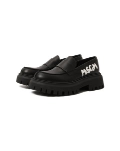 Кожаные лоферы Msgm kids