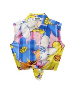 Хлопковая блузка Moschino