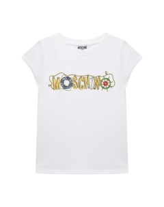 Хлопковая футболка Moschino