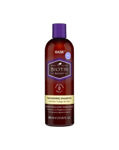 Шампунь Biotin Boost Уплотняющий с Биотином для Тонких Волос 355 мл Hask