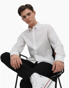 Белая рубашка Regular для мальчика Gloria jeans