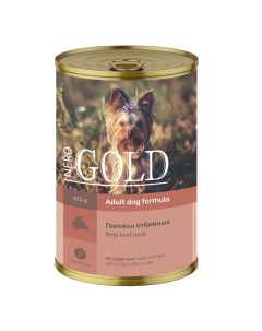Кусочки в желе для собак Говяжьи отбивные 810 г Nero gold консервы