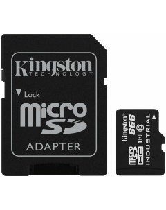 Карта памяти microSDHC 8Gb Class10 SDCIT2 8GB адаптером Kingston
