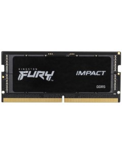 Модуль памяти SODIMM DDR5 32GB KF556S40IB 32 Impact Black 5600MHz CL40 1 1V 262 pin 16Gbit Kingston fury