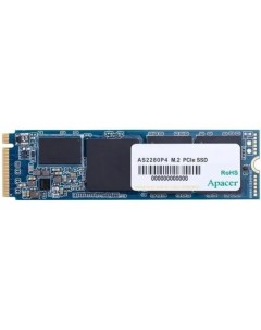 Накопитель SSD M 2 2280 AS2280P4 256GB PCIe Gen3x4 with NVMe 1800 1100 IOPS 150 240K MTBF 1 5M 3D TL Apacer