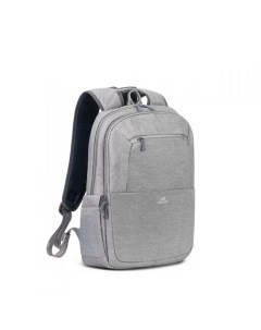 Рюкзак для ноутбука 7760 15 6 серый полиэстер женский дизайн 1209596 Riva