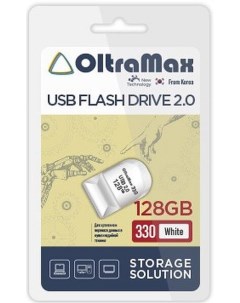 Накопитель USB 2 0 128GB OM 128GB 330 White 330 белый Oltramax