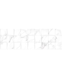 Керамическая плитка Omnia White Decor 03 glossy DG03 03 настенная 30x90 см Primavera