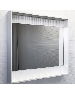 Зеркало Марсель 90 00 00013685 с подсветкой Белое матовое с бесконтактным выключателем Comforty
