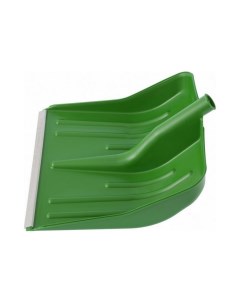 Лопата для уборки снега 61619 пластиковая зеленая 420х425 мм без черенка Лопата для уборки снега 616 Сибртех