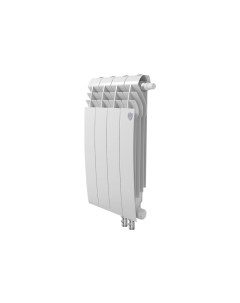Биметаллический радиатор BiLiner VDR 500 87 мм 4 секции нижнее подключение белый Royal thermo