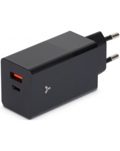 Сетевое зарядное устройство Crocus GaN USB USB C 3 А черный Accesstyle