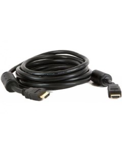 Кабель HDMI 5м APC 014 050 круглый черный 5bites